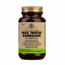 Solgar Cardo Mariano Diente De León 50 Cápsulas Vegetales