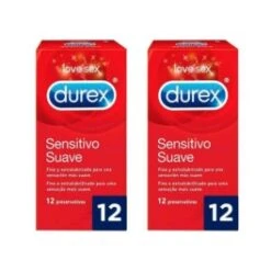 Durex Preservativo Sensitivo Suave DUPLO OFERTA, 2x12 Unidades