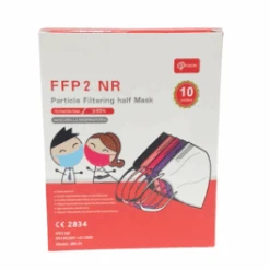 Powcan Mascarilla FFP2 Infantil Colores, 10 Unidades