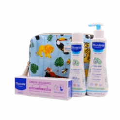 Mustela Neceser Jungla Crema Bálsamo 100 Ml + Gel De Baño 200 Ml + Hydra Bebé Leche Corporal 100 Ml