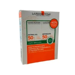 LA ROCHE-POSAY La Roche Posay Duplo Anthelios Antibrillos Toque Seco SPF50+ 2x50 Ml 1 LA ROCHE-POSAY La Roche Posay Duplo Anthelios Antibrillos Toque Seco SPF50+ 2x50 Ml