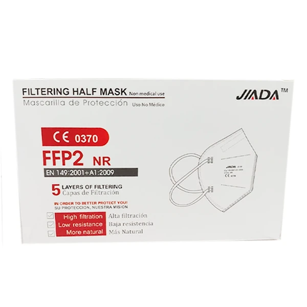 Mascarilla FFP2 Certificada Color Negro, 100 Unidades 1 Mascarilla FFP2 Certificada Color Negro, 100 Unidades