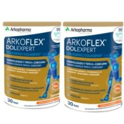 Arkopharma Arkoflex Dolexpert Colágeno Hidrolizado + Cúrcuma Sabor Naranja, DUPLO OFERTA 2x390G