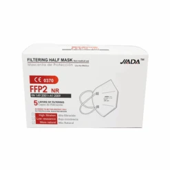 Mascarillas FFP2 Certificadas Color Blanco, 50 Unidades