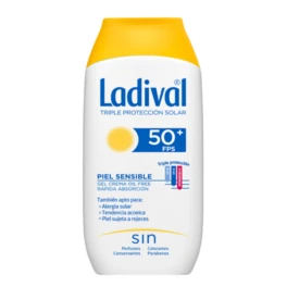 Ladival Fotoprotector Piel Sensible Gel-Crema SPF50+, 200 Ml 1 Ladival Fotoprotector Piel Sensible Gel-Crema SPF50+, 200 Ml