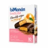 Bimanán Beslim Barrita Sabor Chocolate Intenso Con Naranja, 10 Unidades