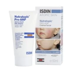 ISDIN Nutratopic Pro AMP Crema Facial Piel Atópica, 50 G