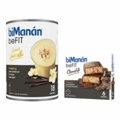 Bimanán Befit Batido Sabor Vainilla 540 Gramos + Regalo Bimanán Befit 6 Barritas Sabor Chocolate