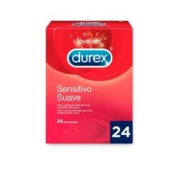 Durex Sensitivo Suave, 24 Unidades