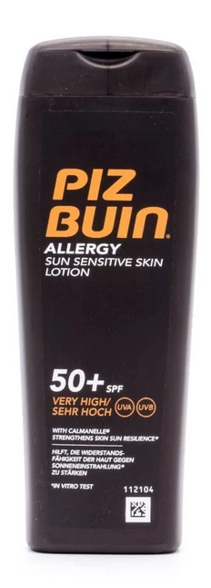 Piz Buin Allergy Loción SPF50+, 200 Ml