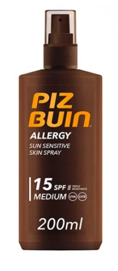 Piz Buin Allergy Spray SPF15, 200 Ml