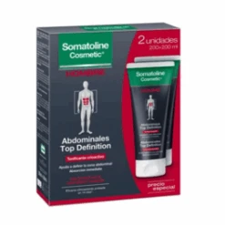 Somatoline Cosmetic Hombre DUPLO Abdominales Top Definition, 2 X 200 Ml