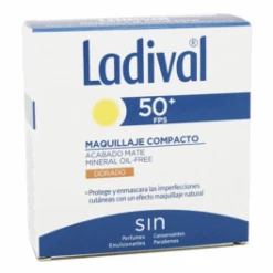 Ladival Protector Solar SPF50+ Maquillaje Dorado 10 G