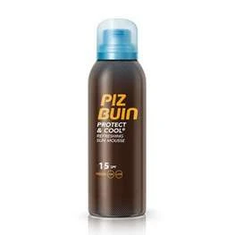 Piz Buin Protect Cool Mousse Solar Refrescante SPF15, 200 Ml. 1 Piz Buin Protect Cool Mousse Solar Refrescante SPF15, 200 Ml.