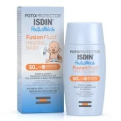 ISDIN Fotoprotector SPF50+ Pediatrics Fusion Fluid Mineral Baby, 50 Ml