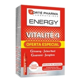 Forte Pharma Energy Vitalité 4 20 Viales 1 Forte Pharma Energy Vitalité 4 20 Viales