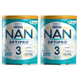 Nestlé® Nestlé Nan Optipro 3 Leche Duplo 2 X 800 Gramos 1 Nestlé® Nestlé Nan Optipro 3 Leche Duplo 2 X 800 Gramos