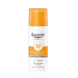 Eucerin CC Creme Photoaging Control, SPF50+ Tono Medio, 50 Ml 1 Eucerin CC Creme Photoaging Control, SPF50+ Tono Medio, 50 Ml