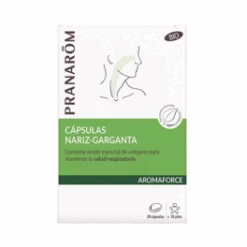 Pranarom Aromaforce Cápsulas Nariz Garganta, 30 Cápsulas