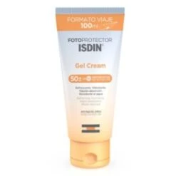 ISDIN Fotoprotector Gel Crema SPF50 Formato Viaje, 100 Ml.