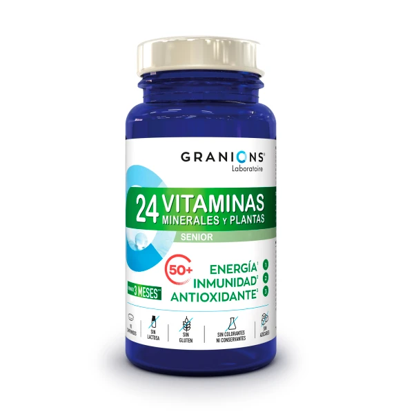 Granions 24 Vitaminas, Minerales Y Plantas 90 Comprimidos 1 Granions 24 Vitaminas, Minerales Y Plantas 90 Comprimidos