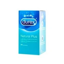 Durex Natural Plus, 24 Preservativos