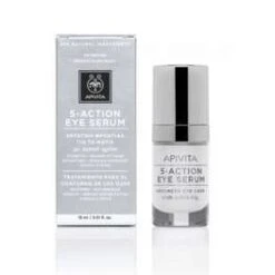 Apivita 5-Action Sérum Contorno De Ojos Con Lirio Blanco, 15 Ml