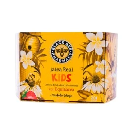 Black Bee Pharmacy Jalea Kids Con Equinacea Sabor Fresa, 20 Ampollas. 1 Black Bee Pharmacy Jalea Kids Con Equinacea Sabor Fresa, 20 Ampollas.