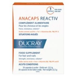 Ducray Anacaps Reactiv, 30 Cápsulas