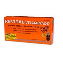 Revital Vitaminado Forte 1500mg, 20 Viales Bebibles 1 Revital Vitaminado Forte 1500mg, 20 Viales Bebibles